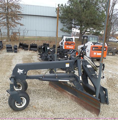 used skid steer laser grader for sale|bobcat grader blade for sale.